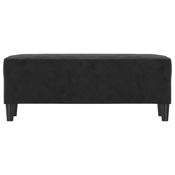bænk 100x35x41 cm velour sort