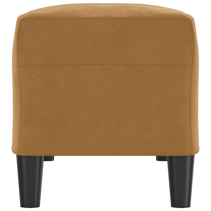 bænk 100x35x41 cm velour brun