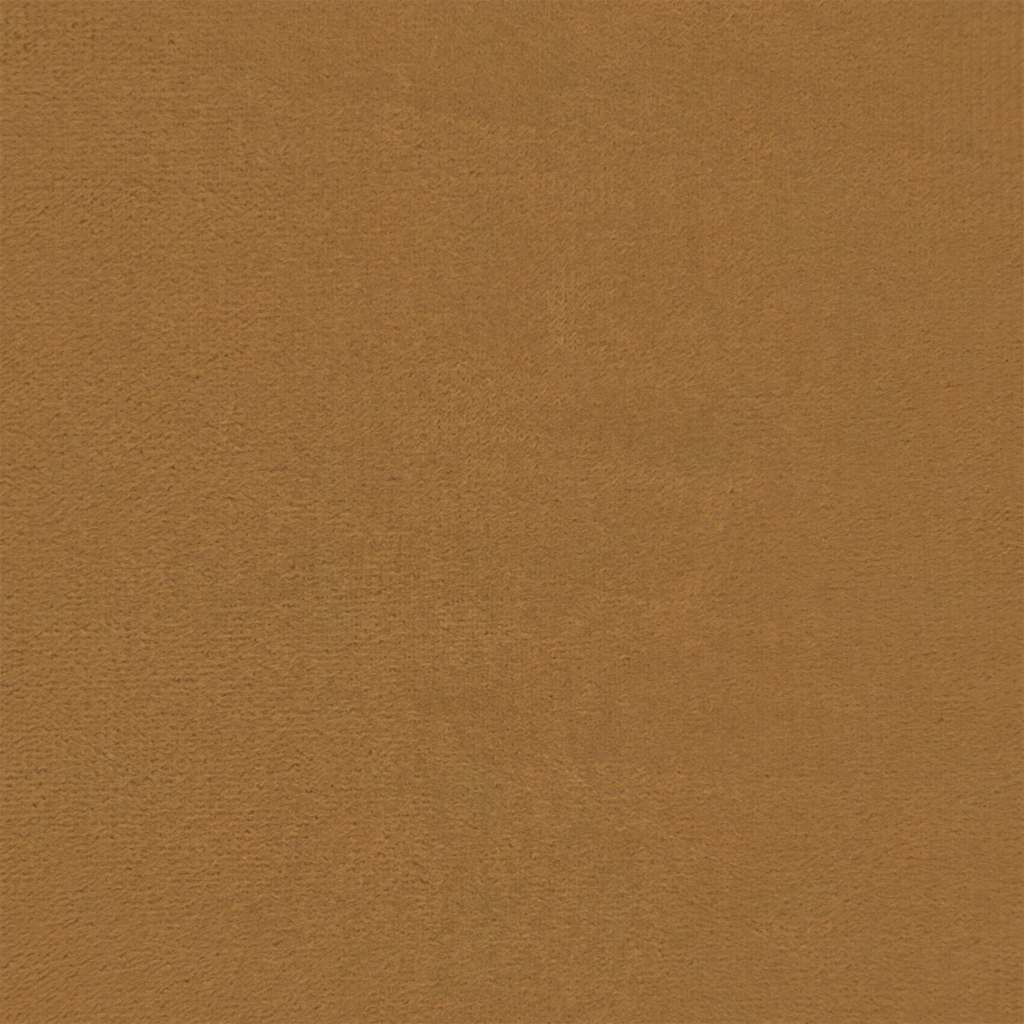 bænk 100x35x41 cm velour brun