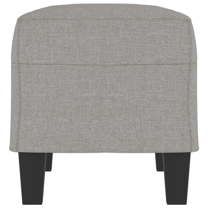 bænk 70x35x41 cm stof lysegrå