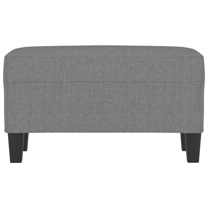 bænk 70x35x41 cm stof mørkegrå