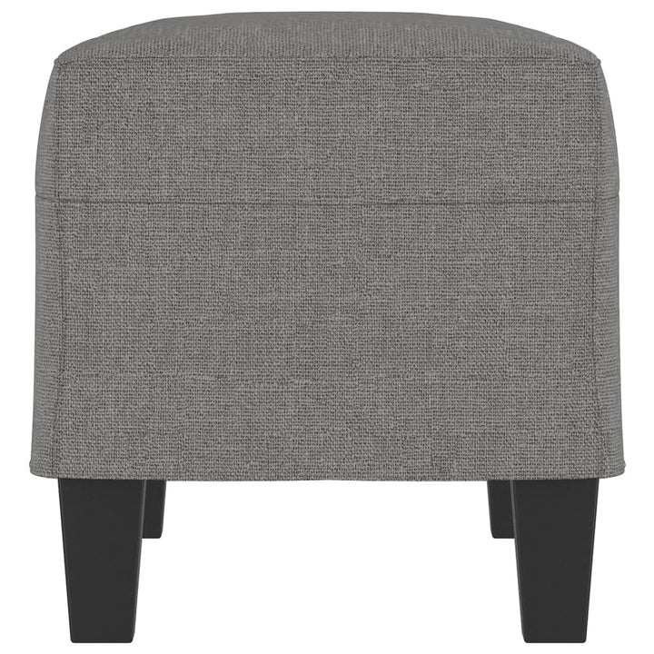 bænk 70x35x41 cm stof mørkegrå