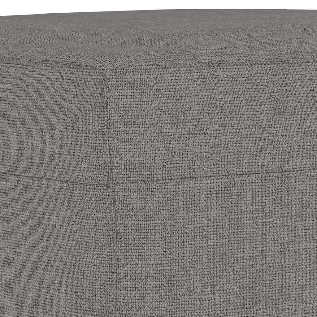 bænk 70x35x41 cm stof mørkegrå