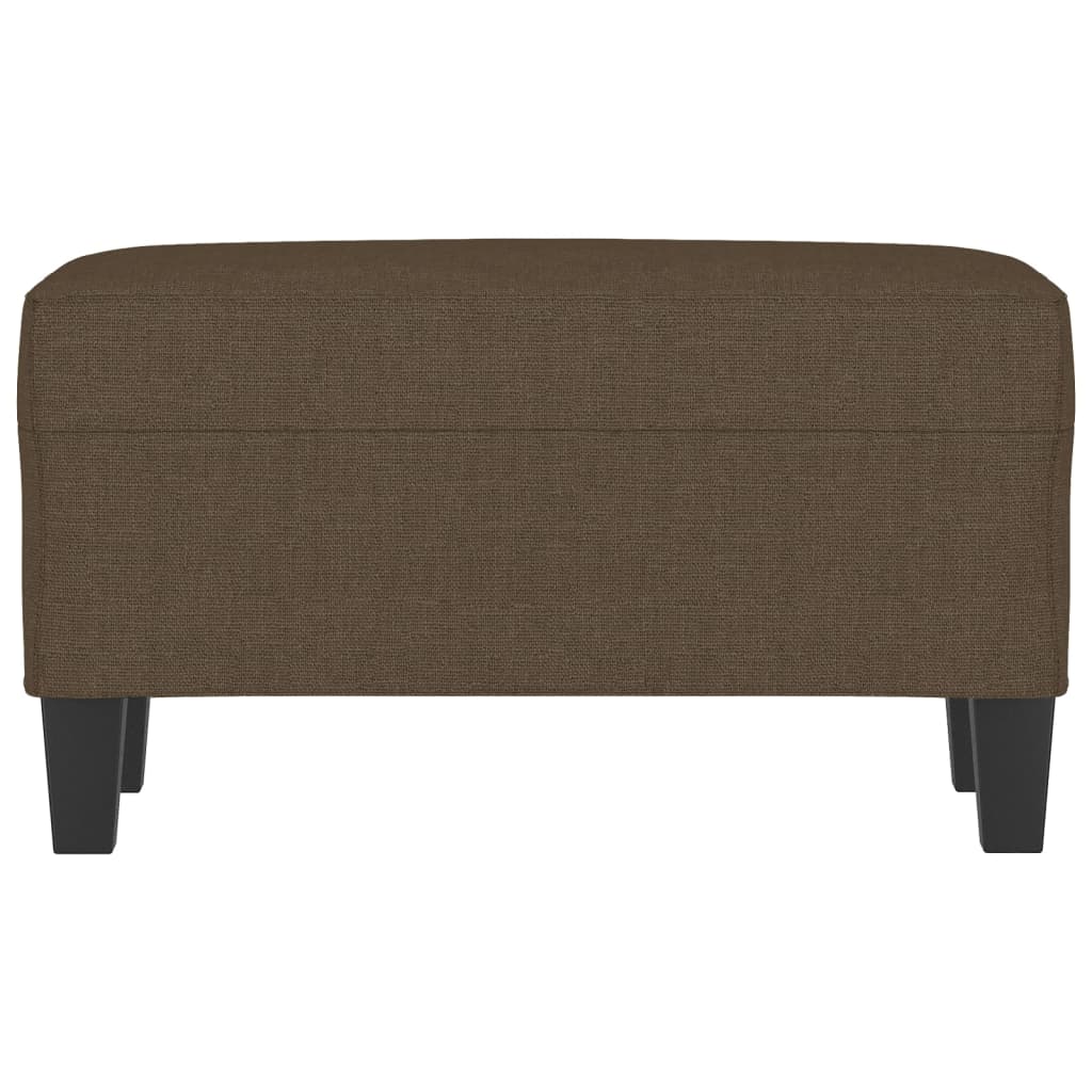 bænk 70x35x41 cm stof brun