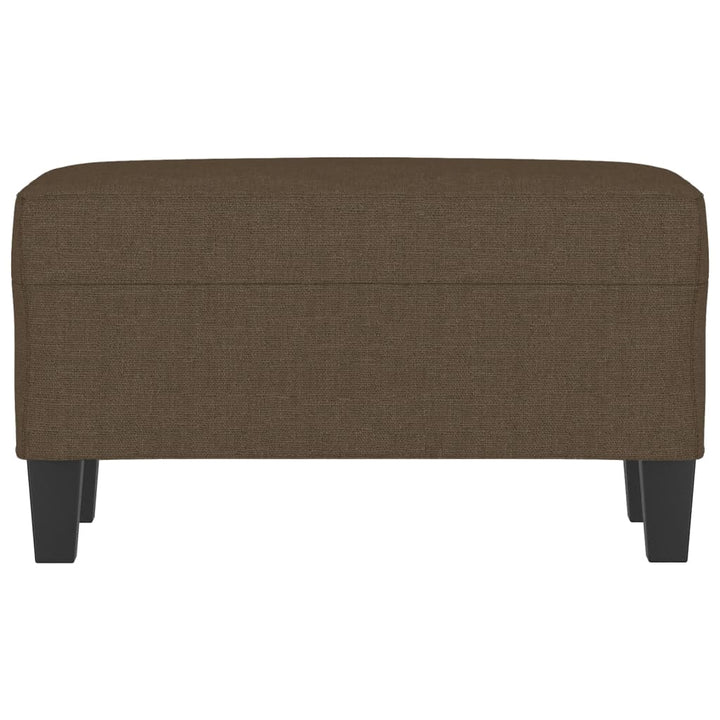 bænk 70x35x41 cm stof brun