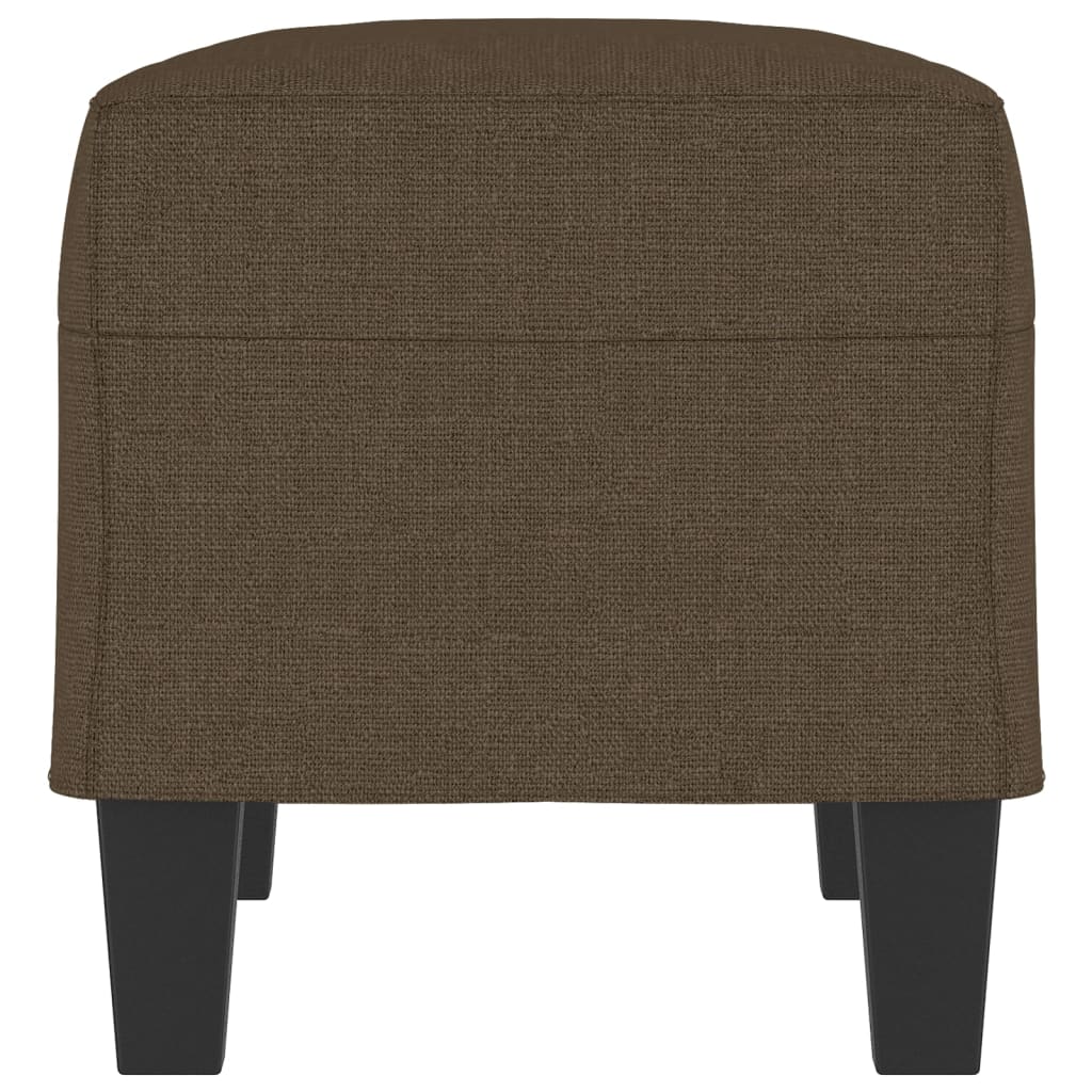 bænk 70x35x41 cm stof brun