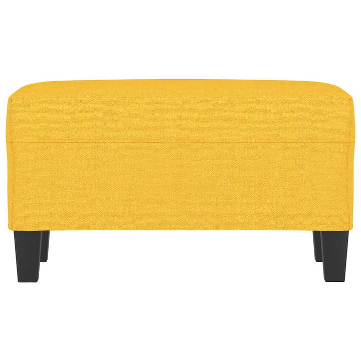 bænk 70x35x41 cm stof gul