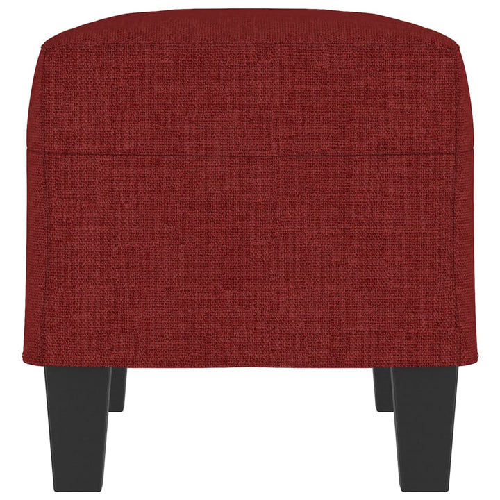 bænk 70x35x41 cm stof vinrød