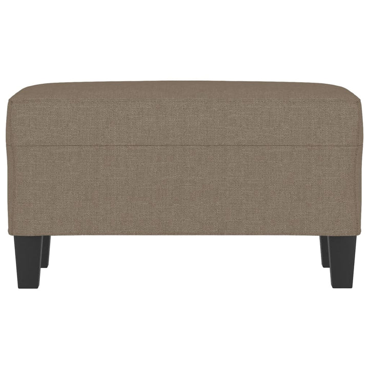 bænk 70x35x41 cm stof gråbrun