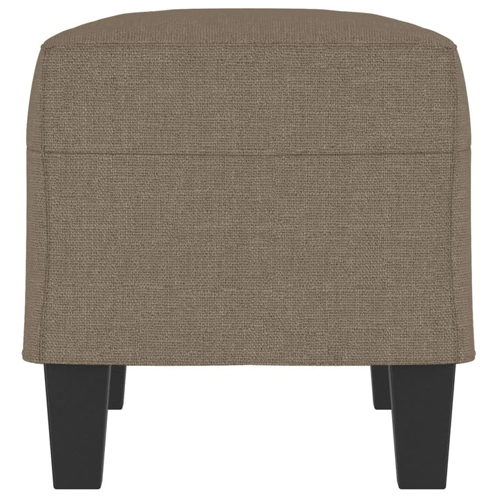 bænk 70x35x41 cm stof gråbrun