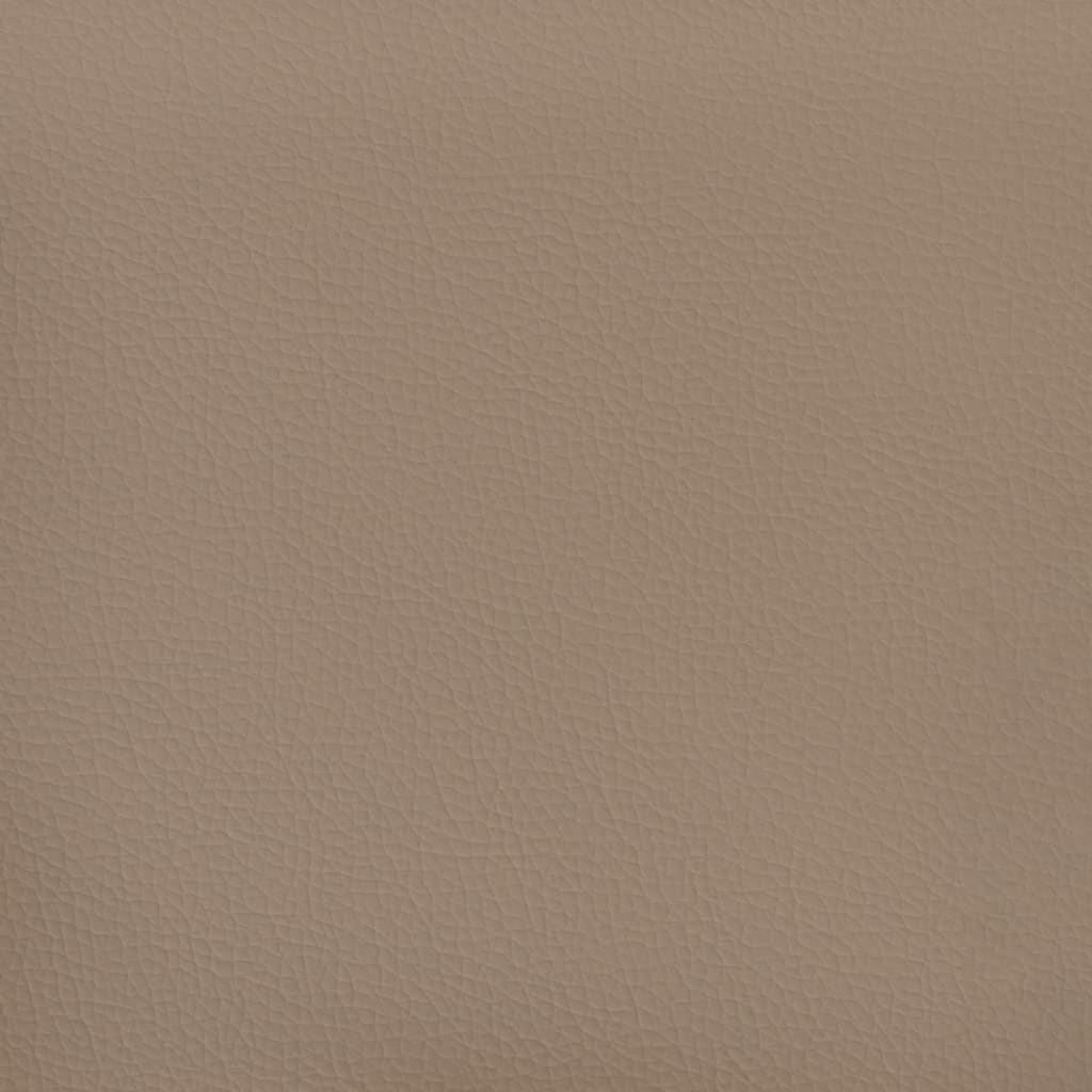 bænk 70x35x41 cm kunstlæder cappuccinofarvet