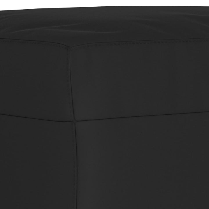 bænk 70x35x41 cm mikrofiberstof sort