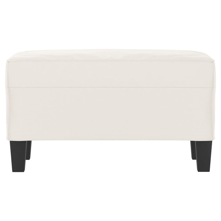 bænk 70x35x41 cm mikrofiberstof beige