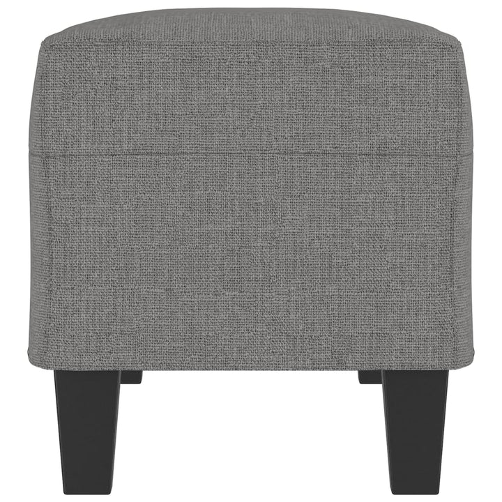 bænk 100x35x41 cm stof mørkegrå