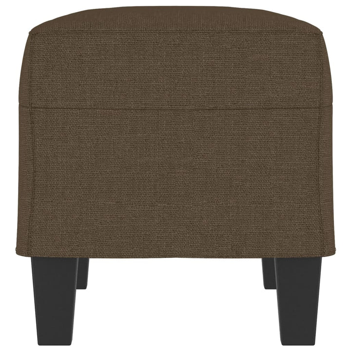 bænk 100x35x41 cm stof brun