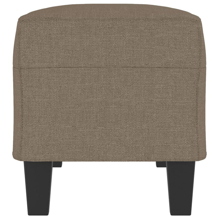 bænk 100x35x41 cm stof gråbrun