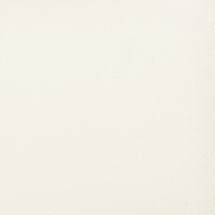 bænk 100x35x41 cm kunstlæder cremefarvet