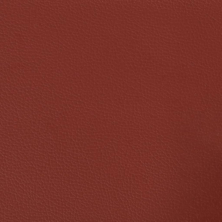 bænk 100x35x41 cm kunstlæder vinrød