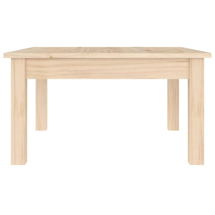 sofabord 55x55x30 cm massivt fyrretræ