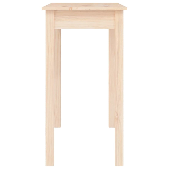 konsolbord 80x40x75 cm massivt fyrretræ