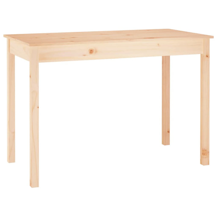 spisebord 110x55x75 cm massivt fyrretræ