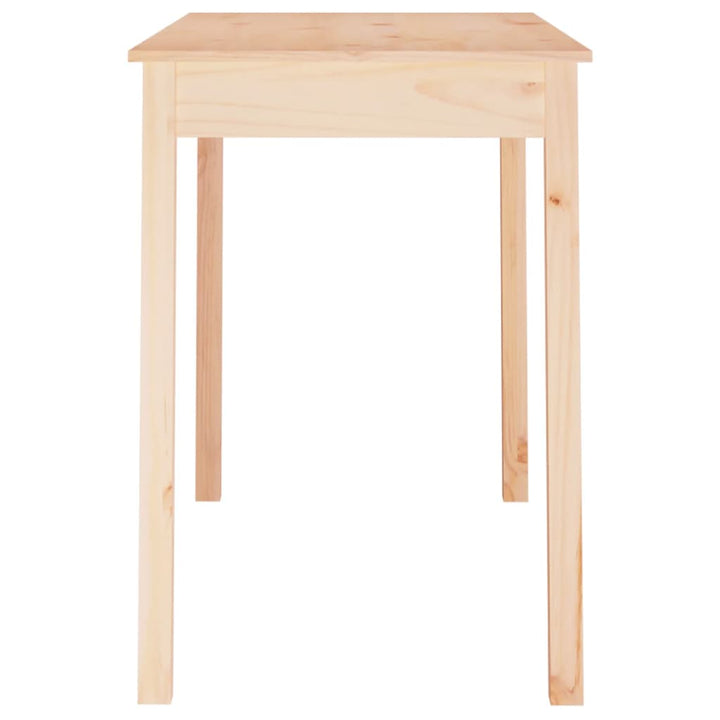 spisebord 110x55x75 cm massivt fyrretræ
