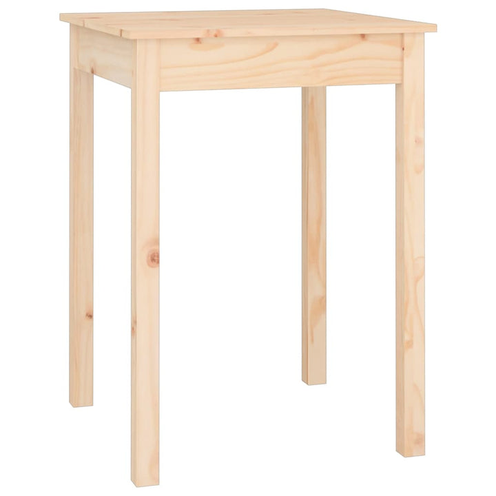 spisebord 55x55x75 cm massivt fyrretræ