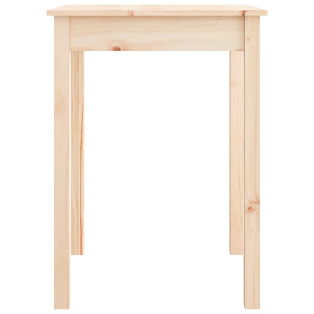 spisebord 55x55x75 cm massivt fyrretræ