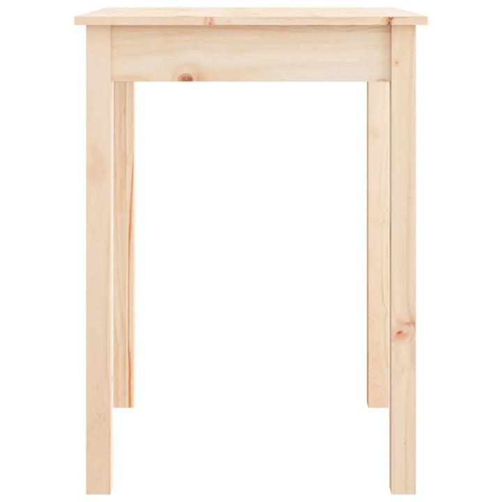 spisebord 55x55x75 cm massivt fyrretræ