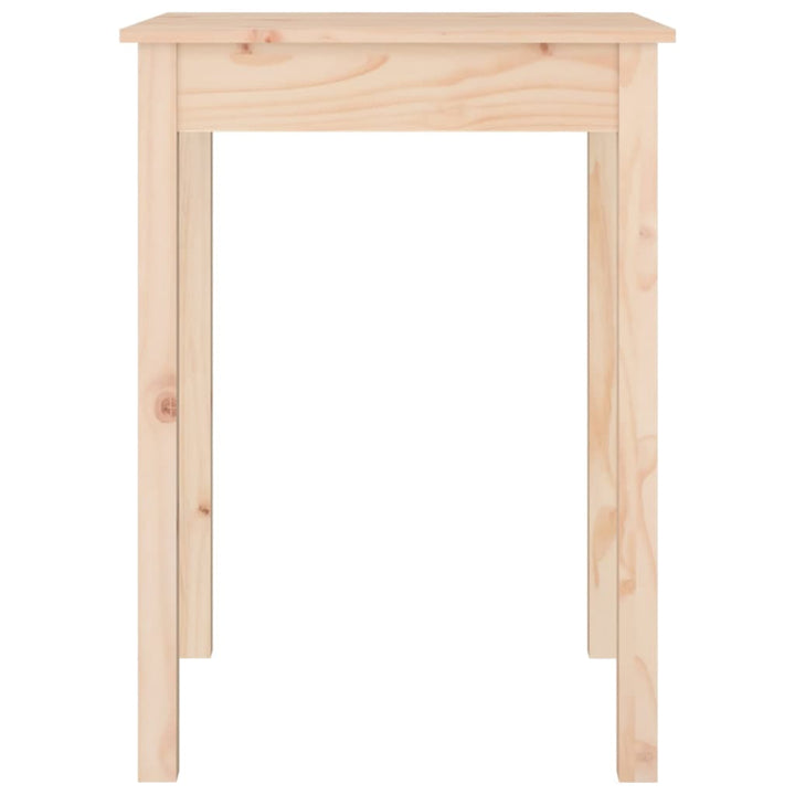 spisebord 55x55x75 cm massivt fyrretræ