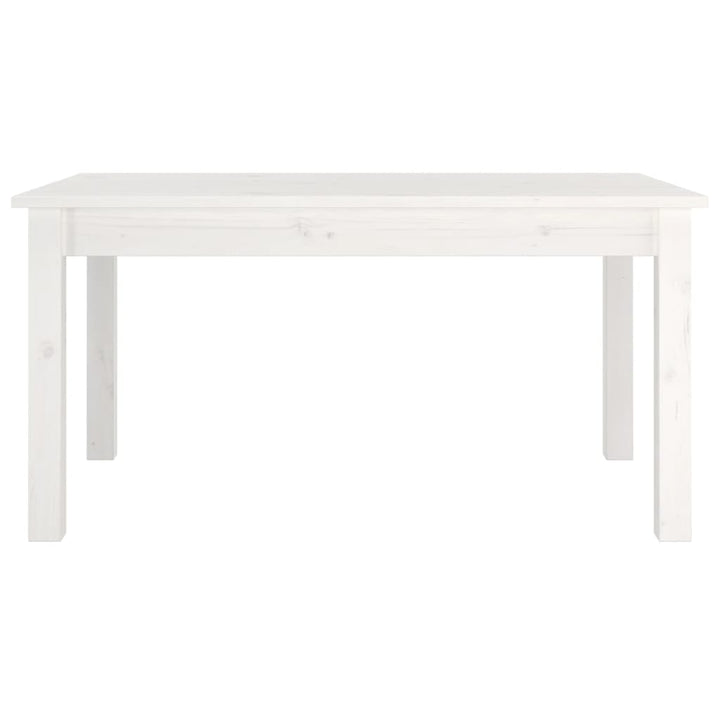 sofabord 80x50x40 cm massivt fyrretræ hvid