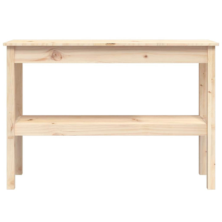 konsolbord 110x40x75 cm massivt fyrretræ