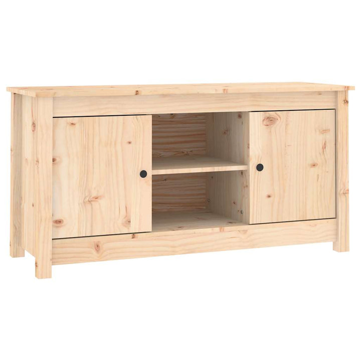 tv-bord 103x36,5x52 cm massivt fyrretræ