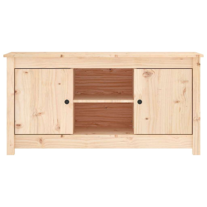 tv-bord 103x36,5x52 cm massivt fyrretræ