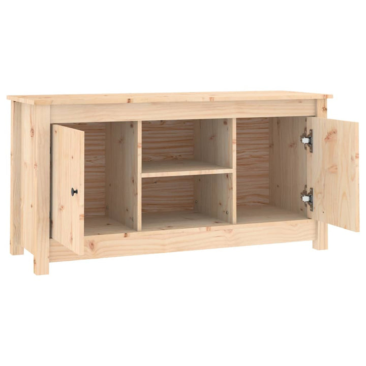 tv-bord 103x36,5x52 cm massivt fyrretræ