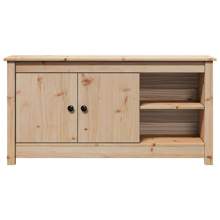 tv-bord 103x36,5x52 cm massivt fyrretræ