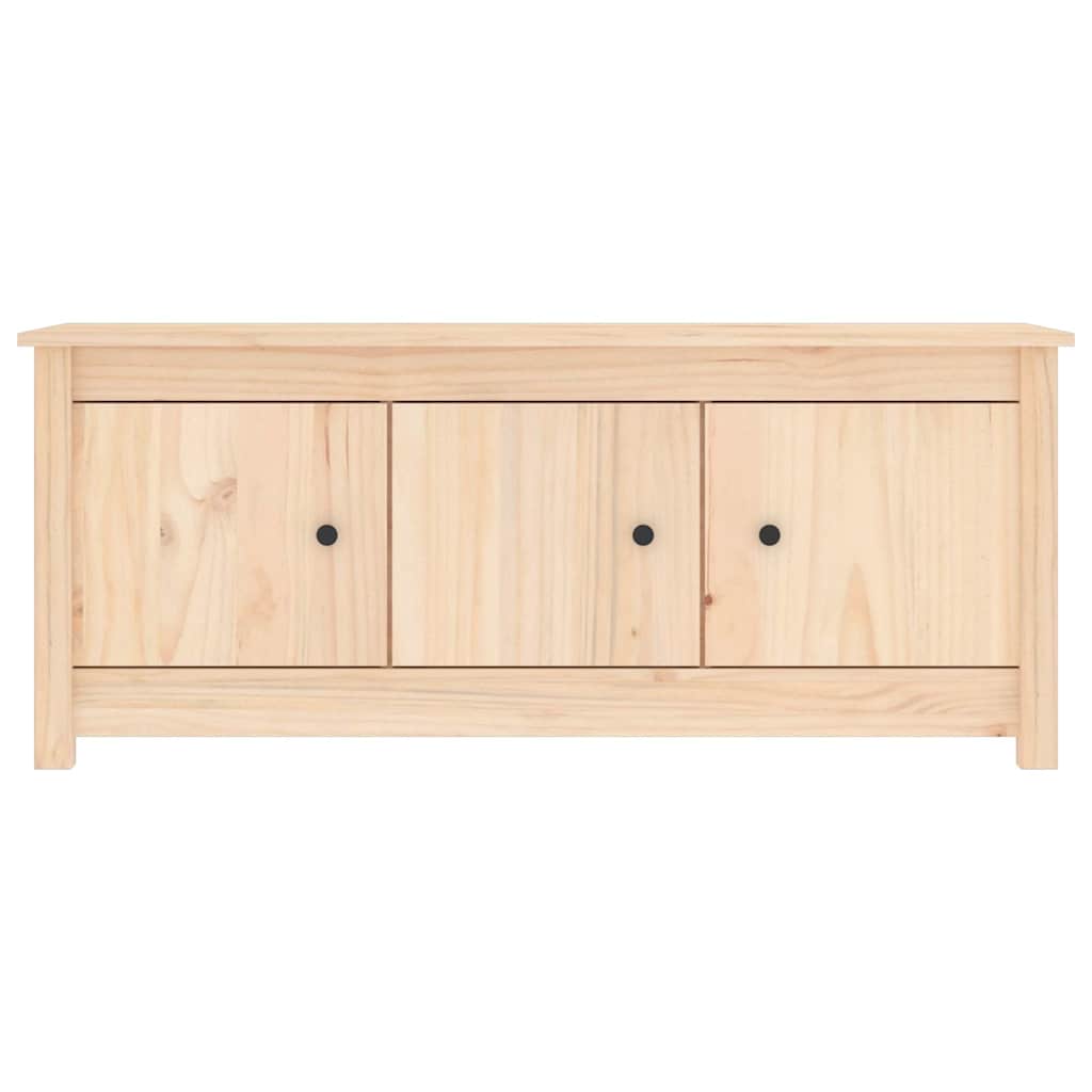 skoskab 110x38x45,5 cm massivt fyrretræ