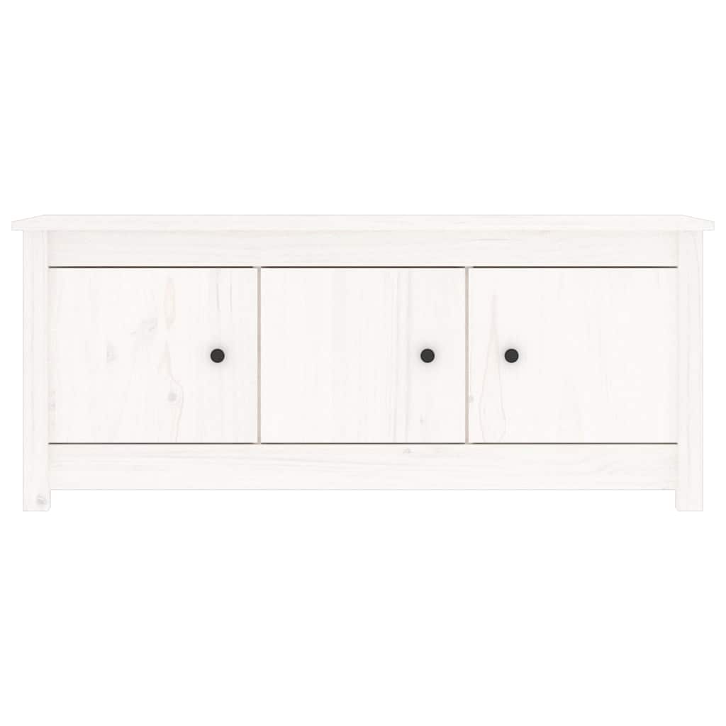 skoreol 110x38x45,5 cm massivt fyrretræ hvid