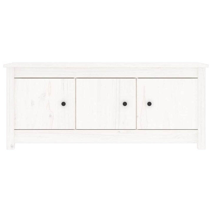 skoreol 110x38x45,5 cm massivt fyrretræ hvid
