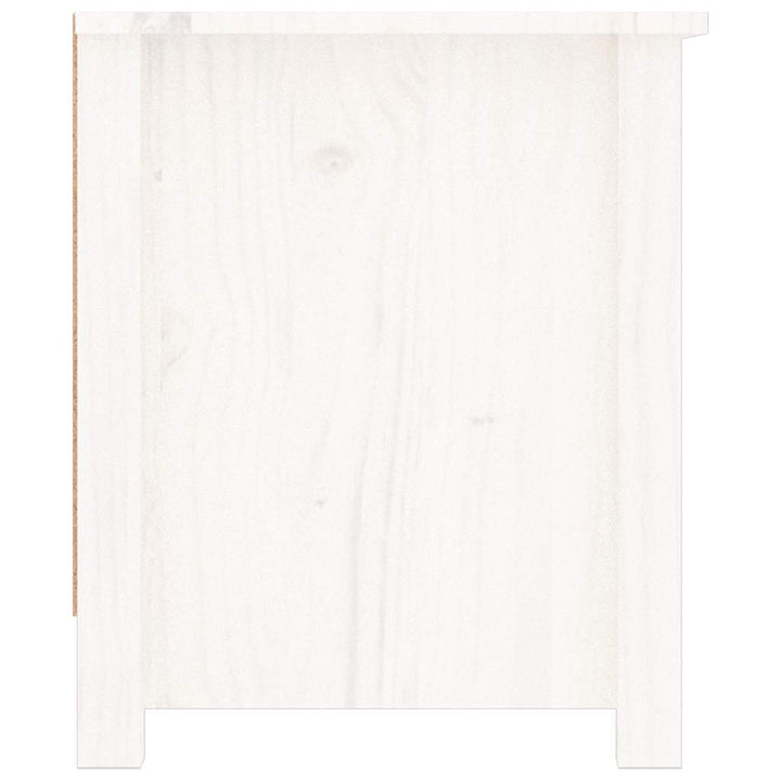 skoreol 110x38x45,5 cm massivt fyrretræ hvid