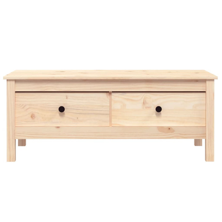 sofabord 100x50x40 cm massivt fyrretræ