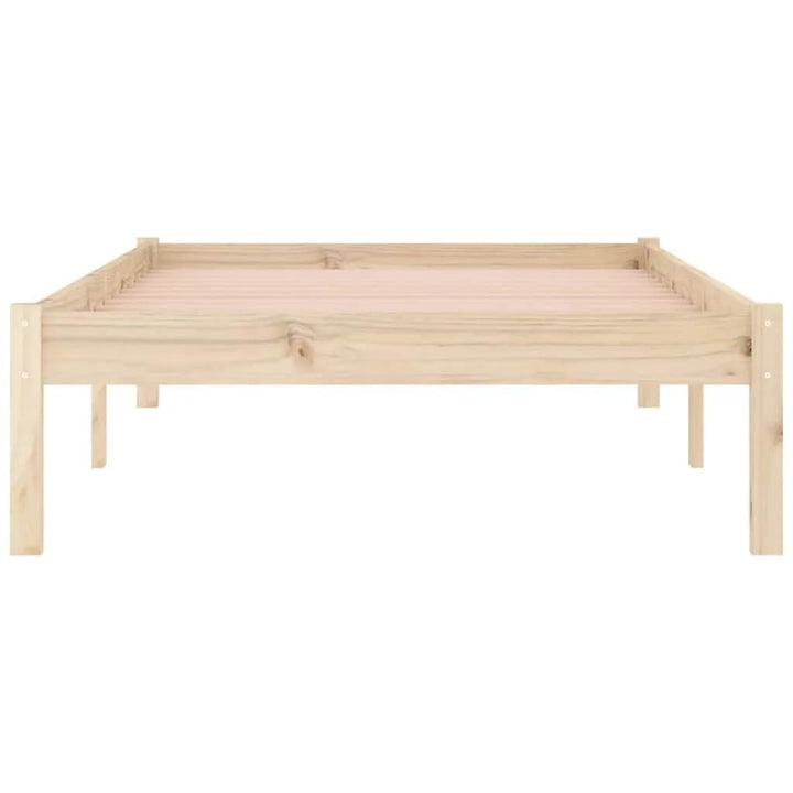 sengeramme uden madras 100x190 cm massivt fyrretræ