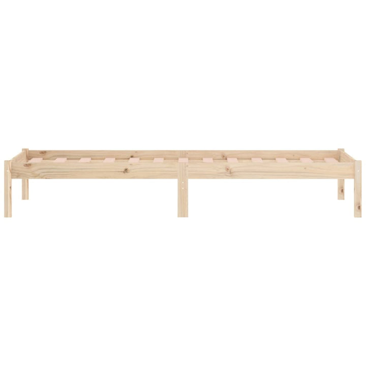 sengeramme uden madras 100x190 cm massivt fyrretræ
