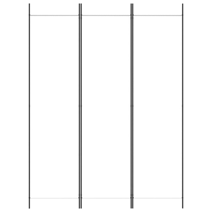 3-panels rumdeler 150x200 cm stof hvid