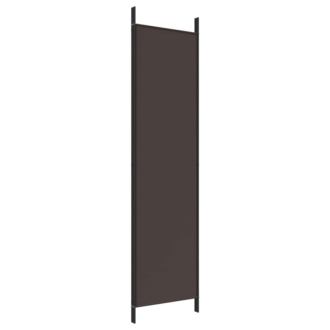 3-panels rumdeler 150x200 cm stof brun