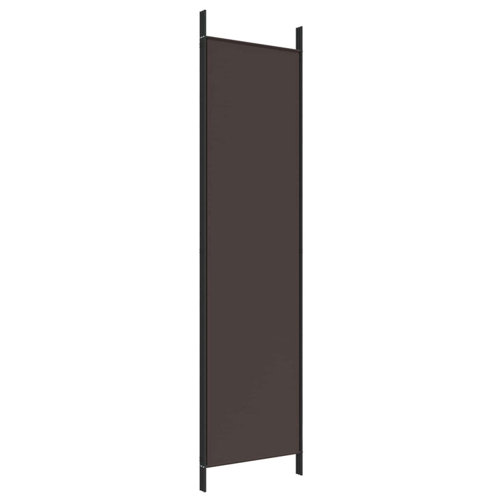 3-panels rumdeler 150x200 cm stof brun