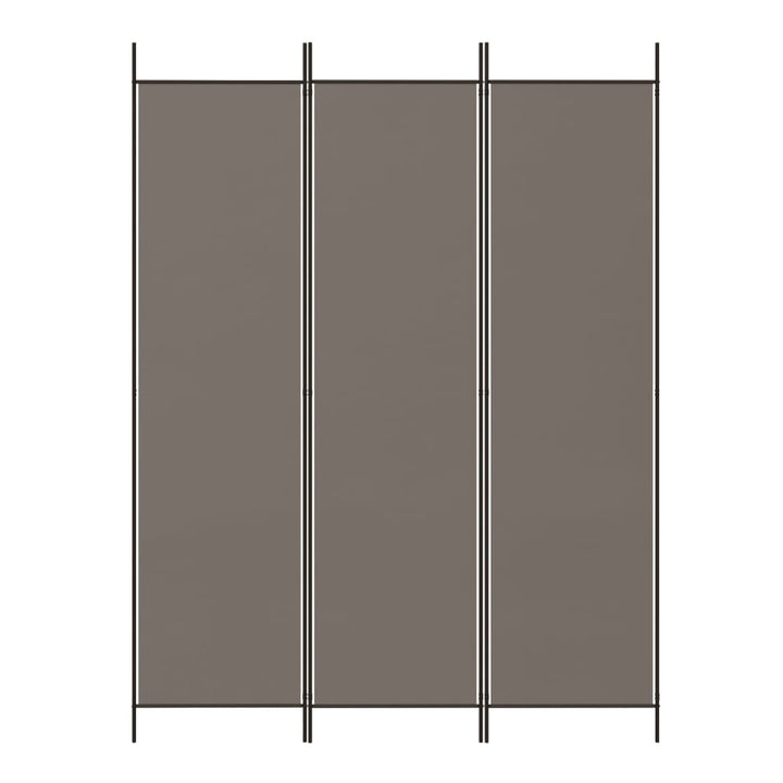 3-panels rumdeler 150x200 cm stof antracitgrå