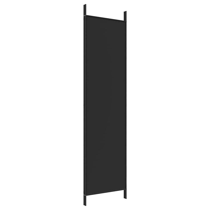 3-panels rumdeler 150x200 cm stof sort