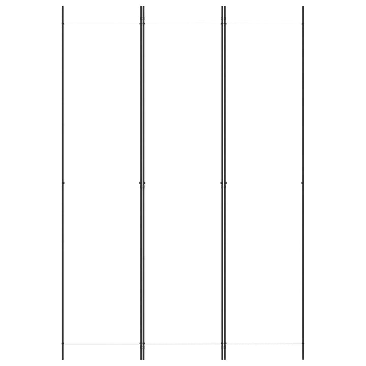 3-panels rumdeler 150x220 cm stof hvid