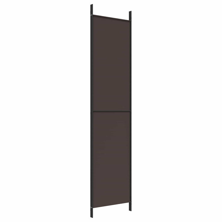 3-panels rumdeler 150x220 cm stof brun